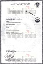 Unique Hoodia CITES Certificate